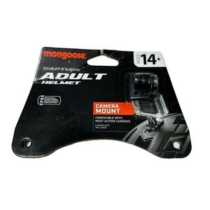 Camera Mount Only for Mongoose helmet  for Most Action Cameras Adult Ages 14+